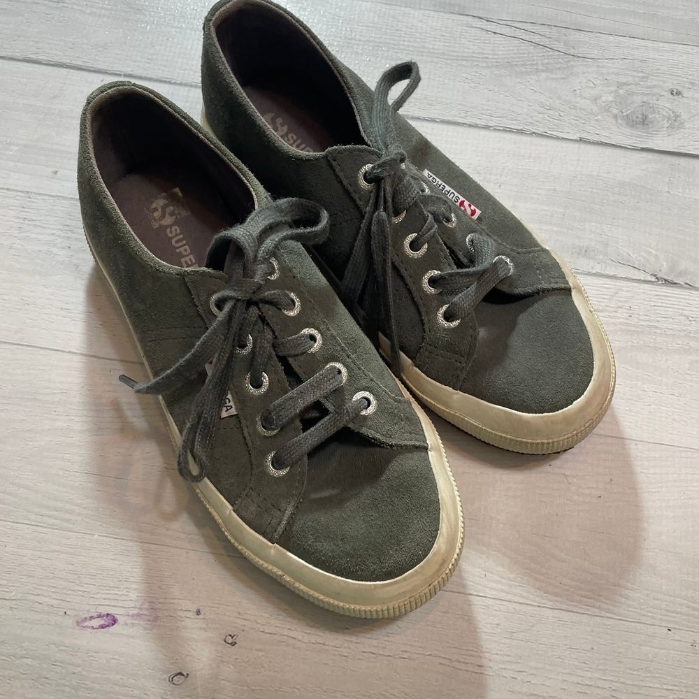 Superga grey Sneakers women's 6 men's 4.5‎